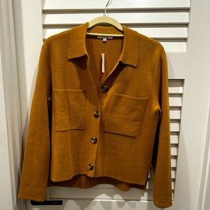 NWT Madewell XS camel Sweater Jacket